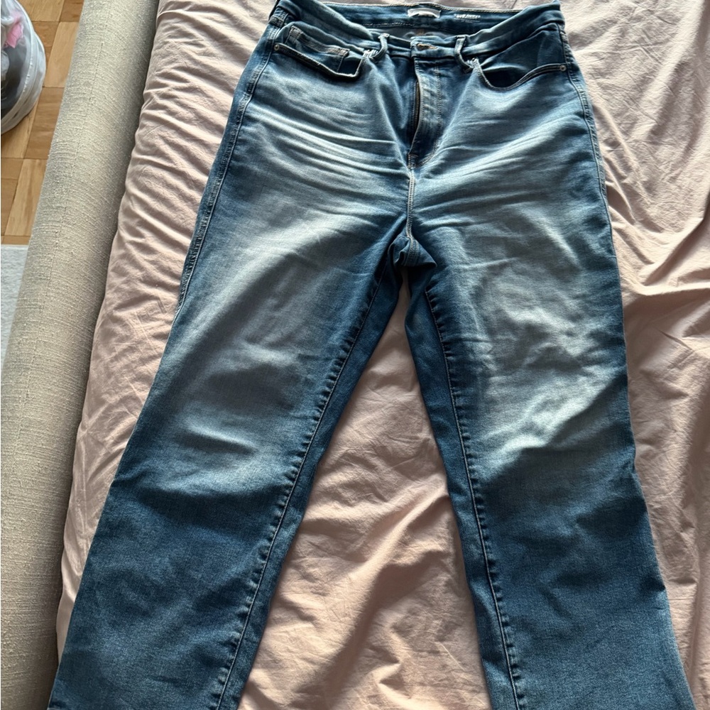 Good American Always Fits Good Curve Straight Jeans | Indigo946 / 14-18 Plus